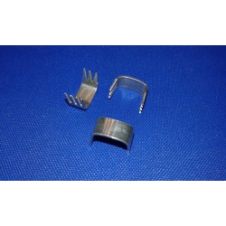 Zip bottom stop No10 stainless steel.